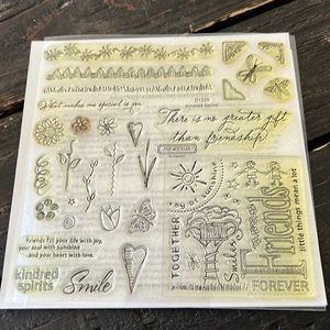 Close to my heart my acrylix stamp set-Kindred Spirits
